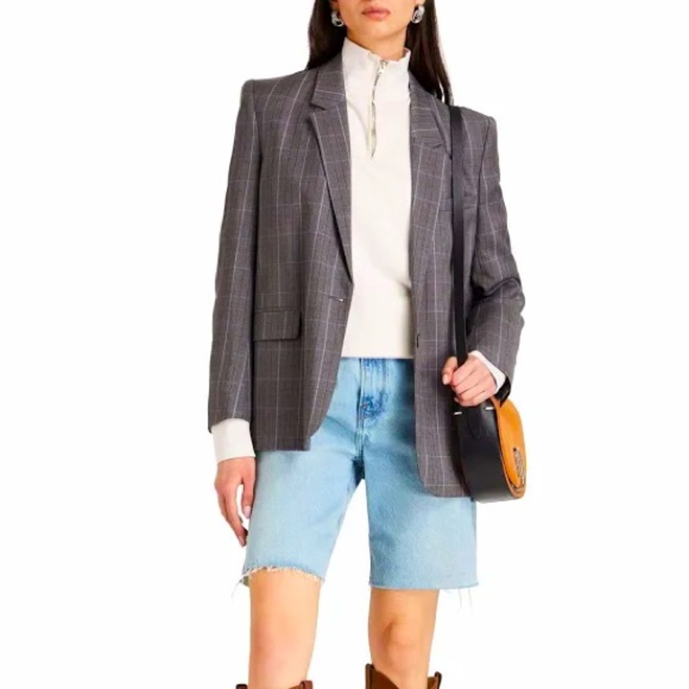 Marant Etoile Prince of Wales checked wool blazer